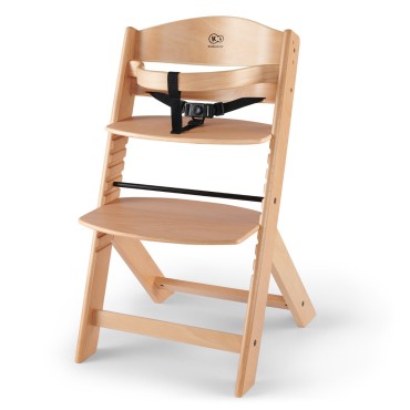 Kinderkraft krzesełko do karmienia Enock drewniane natural