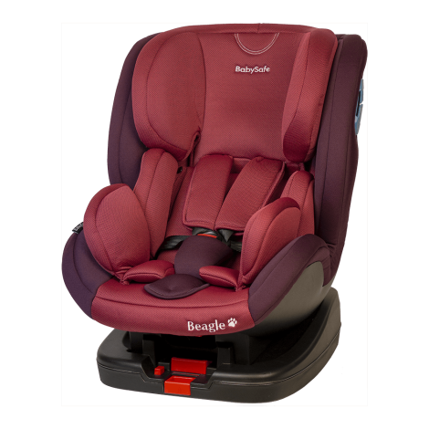Fotelik samochodowy BabySafe Beagle - rózówo-fioletowy